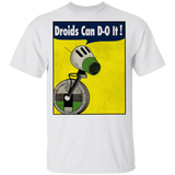 T-Shirts White / YXS Droids Can D-O It Youth T-Shirt