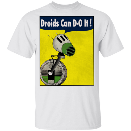 T-Shirts White / YXS Droids Can D-O It Youth T-Shirt