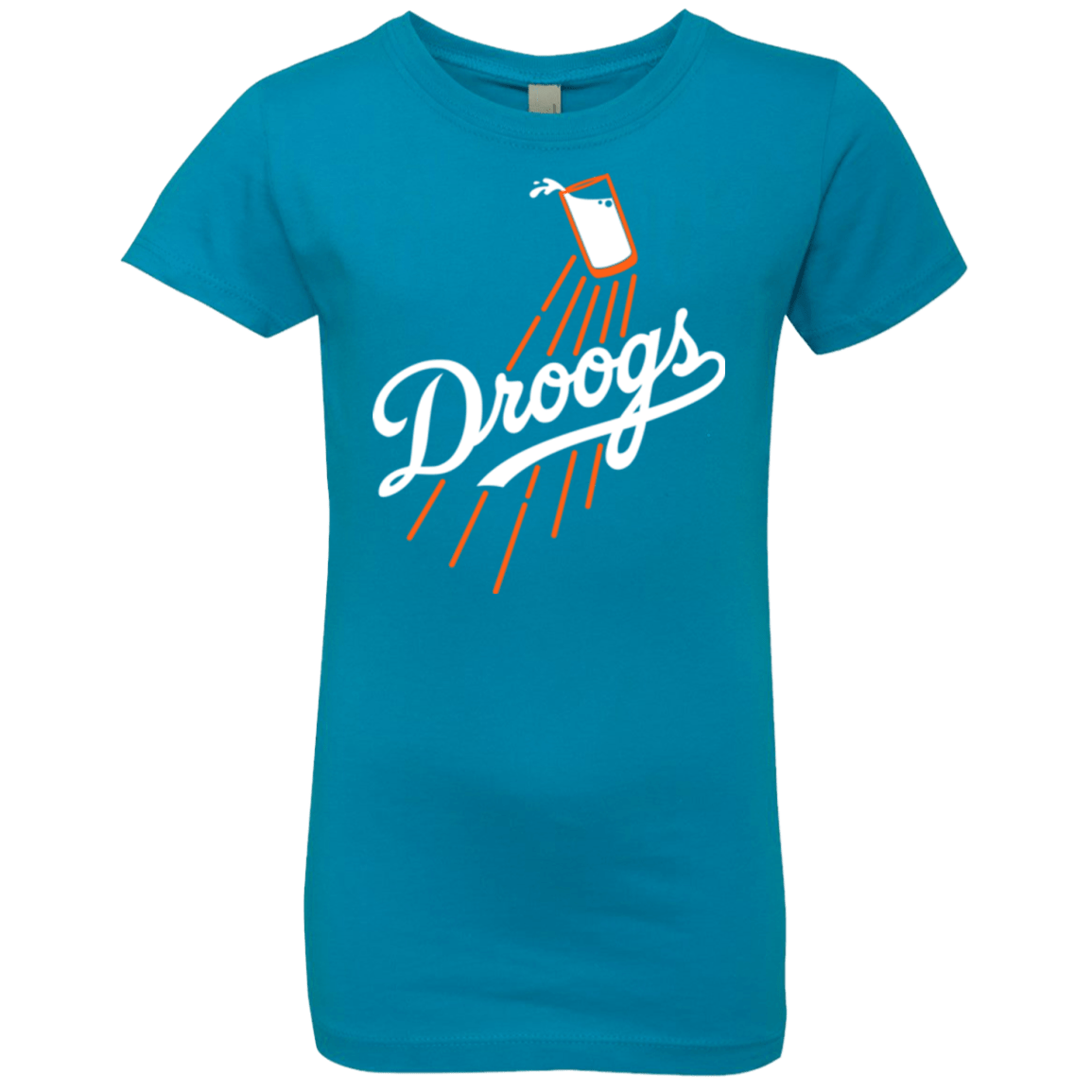 T-Shirts Turquoise / YXS Droogs Girls Premium T-Shirt