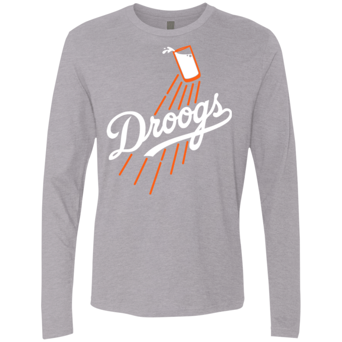 T-Shirts Heather Grey / Small Droogs Men's Premium Long Sleeve