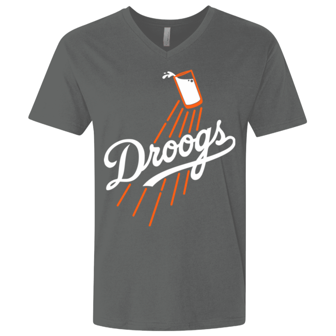 T-Shirts Heavy Metal / X-Small Droogs Men's Premium V-Neck