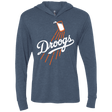 T-Shirts Indigo / X-Small Droogs Triblend Long Sleeve Hoodie Tee