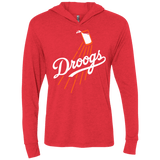 T-Shirts Vintage Red / X-Small Droogs Triblend Long Sleeve Hoodie Tee