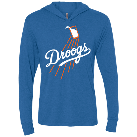 T-Shirts Vintage Royal / X-Small Droogs Triblend Long Sleeve Hoodie Tee