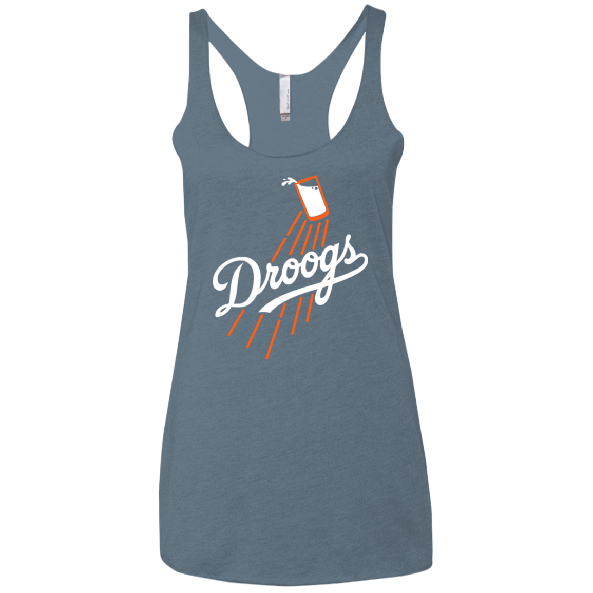 T-Shirts Indigo / X-Small Droogs Women's Triblend Racerback Tank