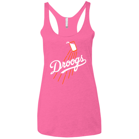 T-Shirts Vintage Pink / X-Small Droogs Women's Triblend Racerback Tank