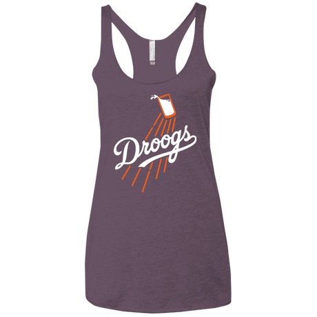 T-Shirts Vintage Purple / X-Small Droogs Women's Triblend Racerback Tank