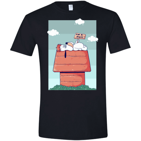 T-Shirts Black / X-Small Droopy Men's Semi-Fitted Softstyle