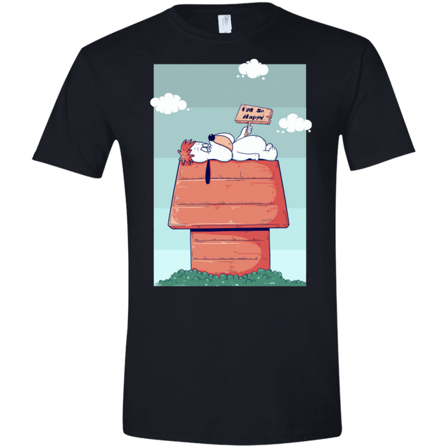 T-Shirts Black / X-Small Droopy Men's Semi-Fitted Softstyle