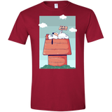 T-Shirts Cardinal Red / S Droopy Men's Semi-Fitted Softstyle
