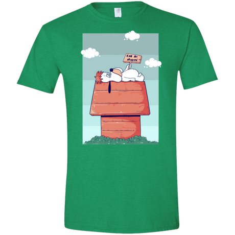 T-Shirts Heather Irish Green / S Droopy Men's Semi-Fitted Softstyle