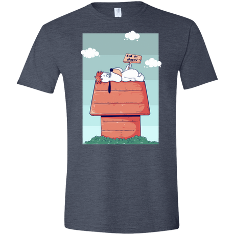 T-Shirts Heather Navy / S Droopy Men's Semi-Fitted Softstyle