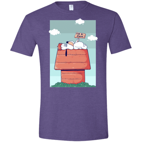 T-Shirts Heather Purple / S Droopy Men's Semi-Fitted Softstyle