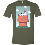 T-Shirts Military Green / S Droopy Men's Semi-Fitted Softstyle