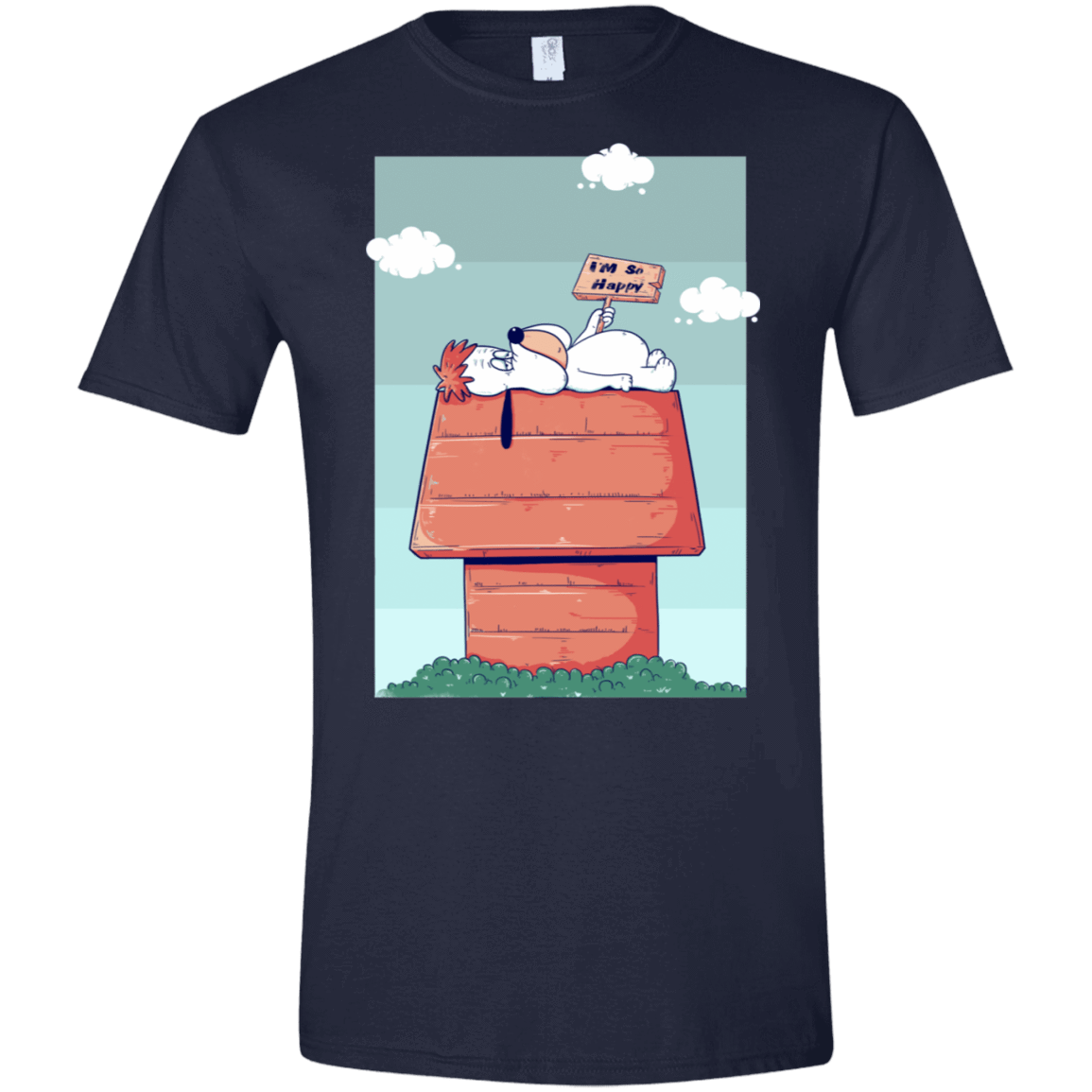 T-Shirts Navy / X-Small Droopy Men's Semi-Fitted Softstyle