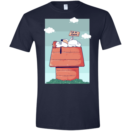 T-Shirts Navy / X-Small Droopy Men's Semi-Fitted Softstyle