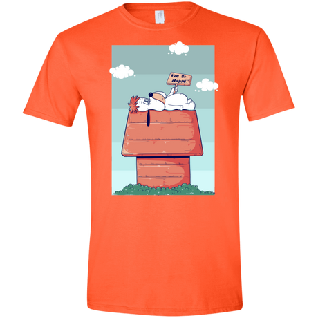 T-Shirts Orange / S Droopy Men's Semi-Fitted Softstyle