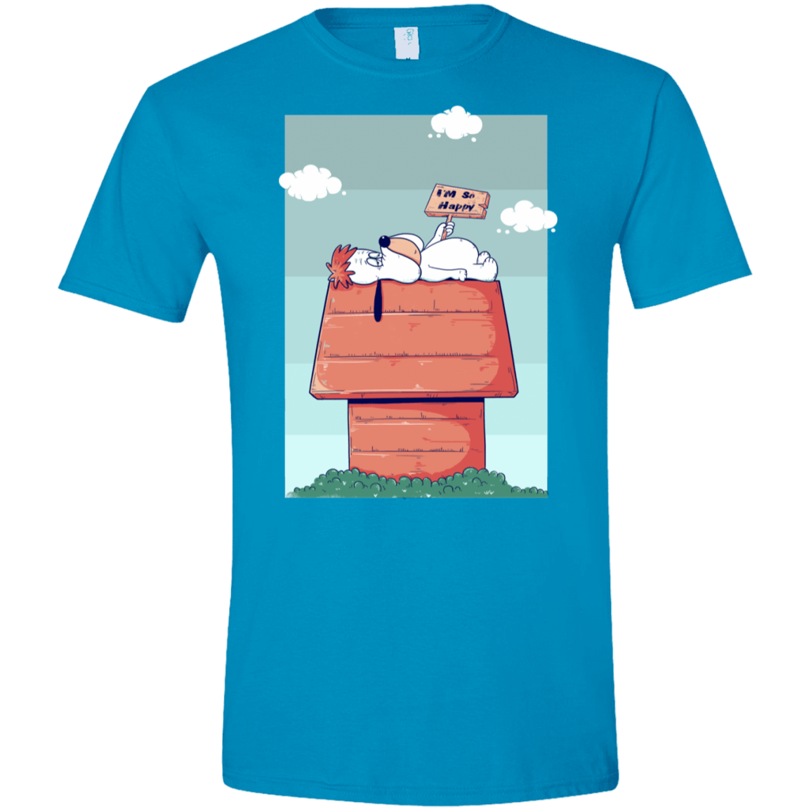 T-Shirts Sapphire / S Droopy Men's Semi-Fitted Softstyle