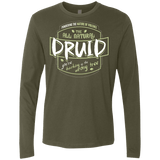 T-Shirts Military Green / S Druid Men's Premium Long Sleeve