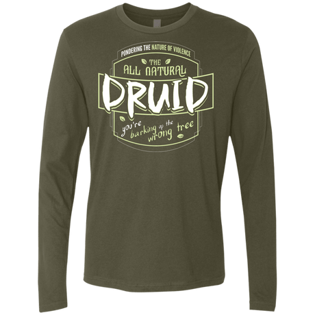 T-Shirts Military Green / S Druid Men's Premium Long Sleeve