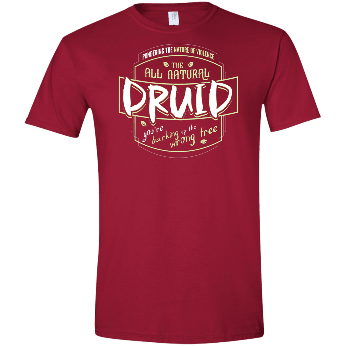 T-Shirts Cardinal Red / S Druid Men's Semi-Fitted Softstyle