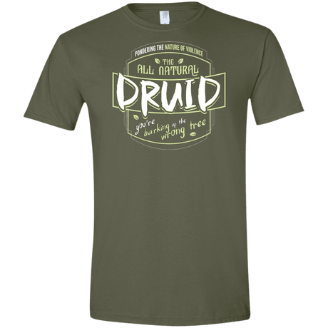 T-Shirts Military Green / S Druid Men's Semi-Fitted Softstyle