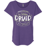 T-Shirts Purple Rush / X-Small Druid Triblend Dolman Sleeve
