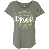 T-Shirts Venetian Grey / X-Small Druid Triblend Dolman Sleeve