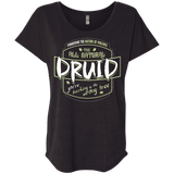 T-Shirts Vintage Black / X-Small Druid Triblend Dolman Sleeve