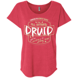T-Shirts Vintage Red / X-Small Druid Triblend Dolman Sleeve