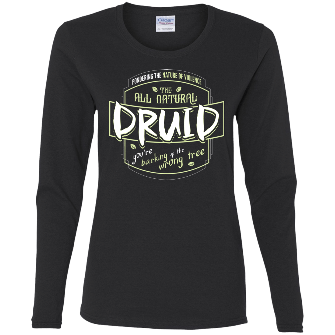 T-Shirts Black / S Druid Women's Long Sleeve T-Shirt