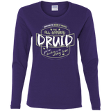 T-Shirts Purple / S Druid Women's Long Sleeve T-Shirt