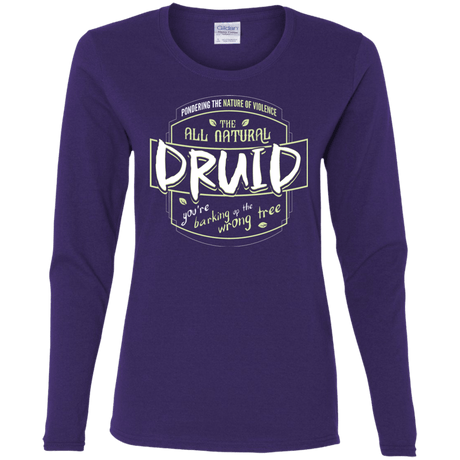 T-Shirts Purple / S Druid Women's Long Sleeve T-Shirt