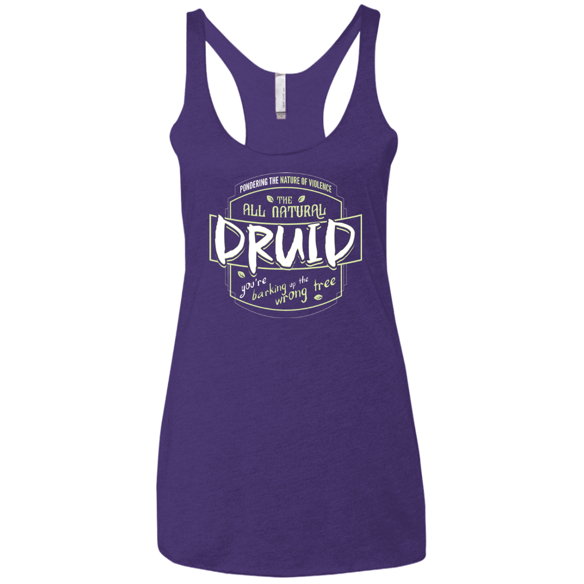 T-Shirts Purple Rush / X-Small Druid Women's Triblend Racerback Tank