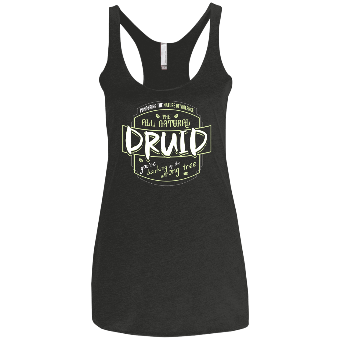 T-Shirts Vintage Black / X-Small Druid Women's Triblend Racerback Tank