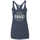 T-Shirts Vintage Navy / X-Small Druid Women's Triblend Racerback Tank