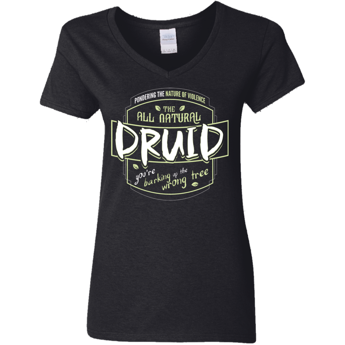 T-Shirts Black / S Druid Women's V-Neck T-Shirt