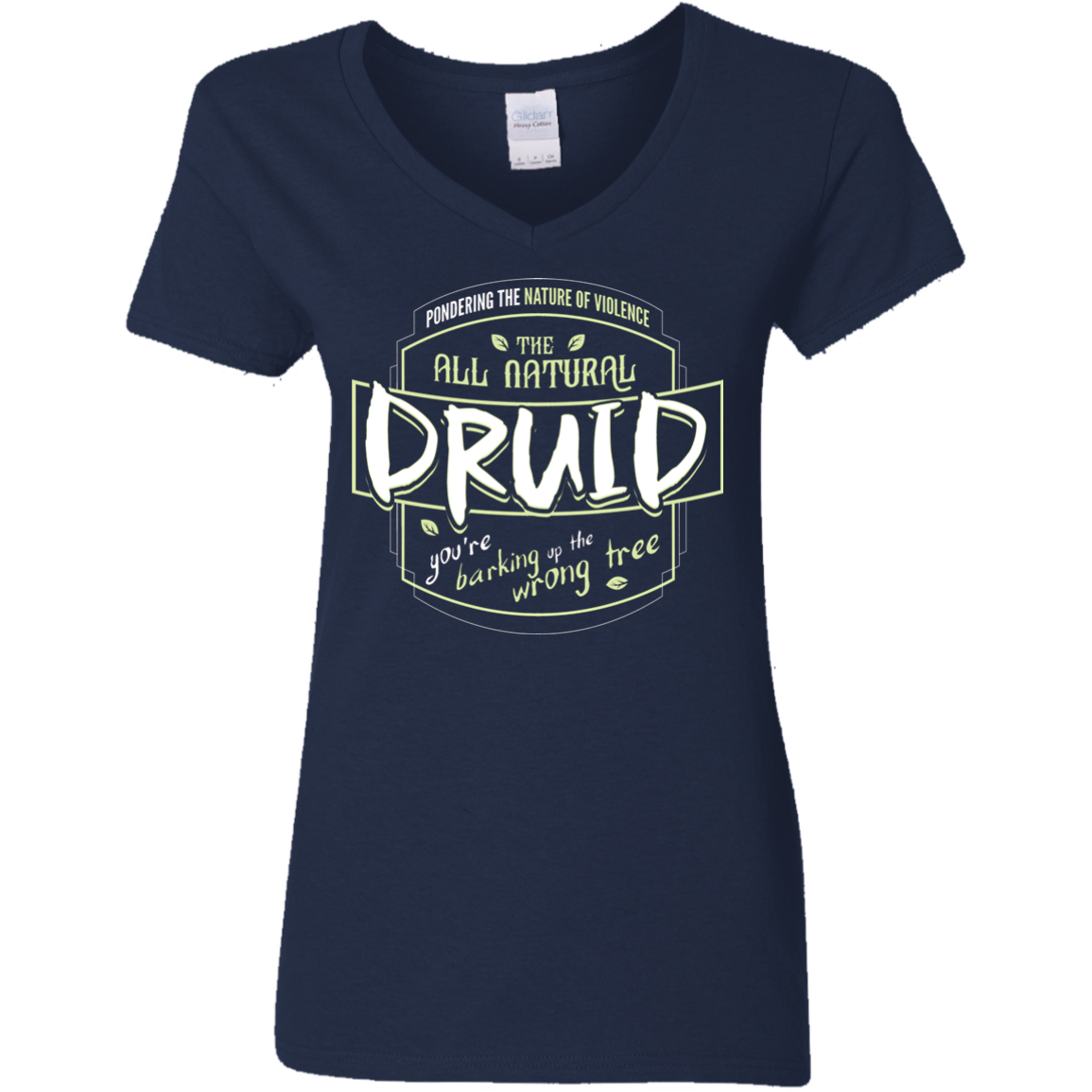 T-Shirts Navy / S Druid Women's V-Neck T-Shirt