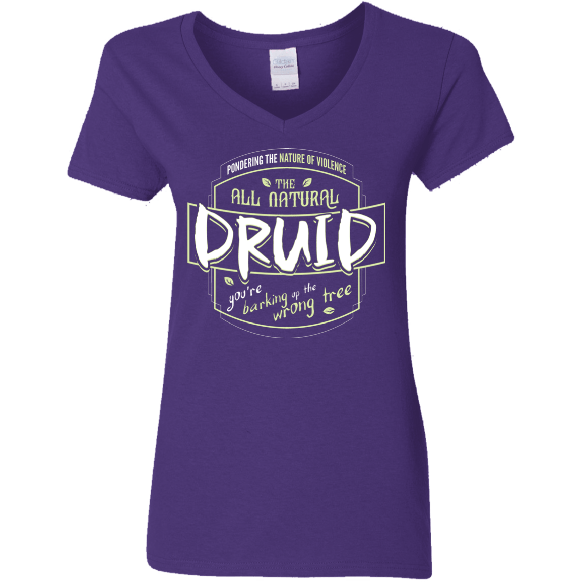 T-Shirts Purple / S Druid Women's V-Neck T-Shirt