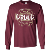 T-Shirts Maroon / YS Druid Youth Long Sleeve T-Shirt
