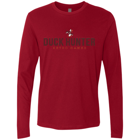 T-Shirts Cardinal / Small Duck hunter Men's Premium Long Sleeve