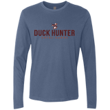 T-Shirts Indigo / Small Duck hunter Men's Premium Long Sleeve