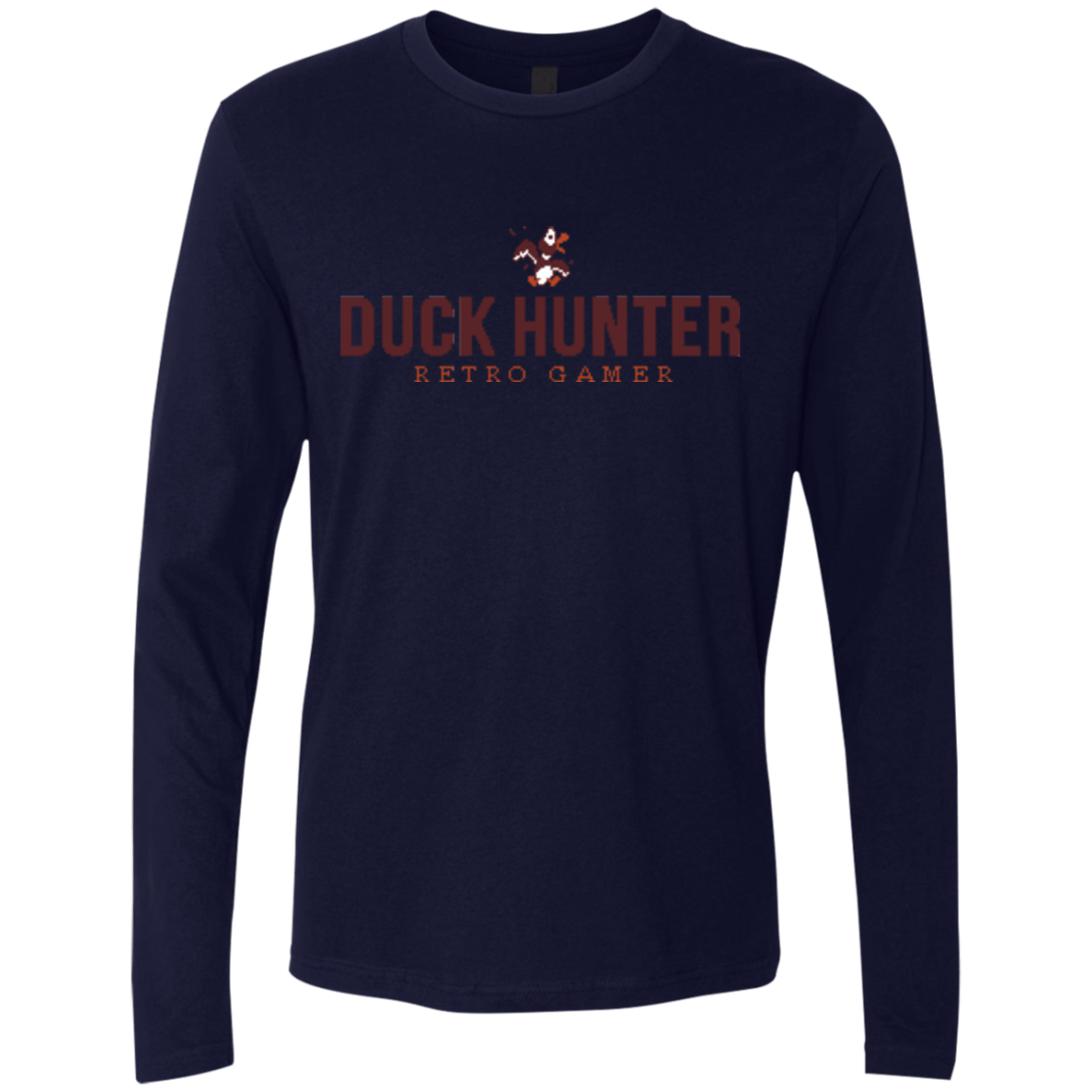 T-Shirts Midnight Navy / Small Duck hunter Men's Premium Long Sleeve