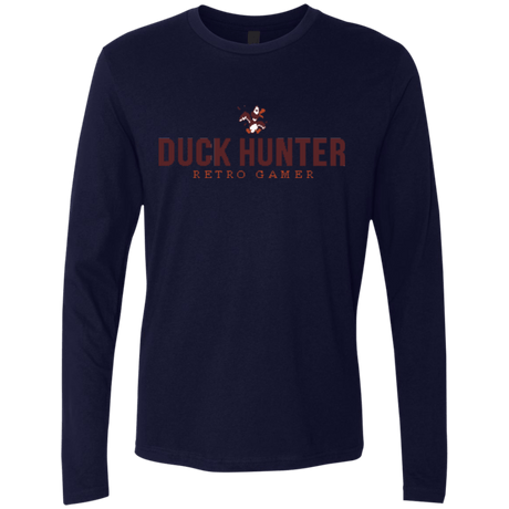T-Shirts Midnight Navy / Small Duck hunter Men's Premium Long Sleeve