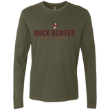 T-Shirts Military Green / Small Duck hunter Men's Premium Long Sleeve