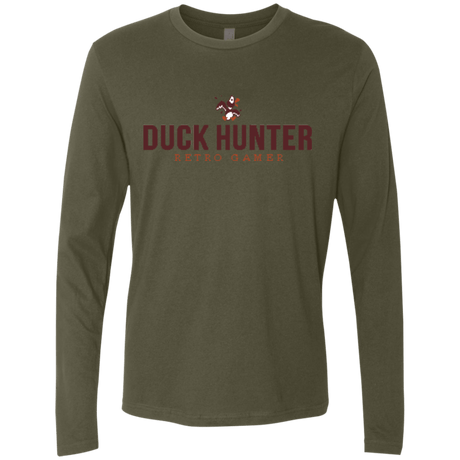T-Shirts Military Green / Small Duck hunter Men's Premium Long Sleeve