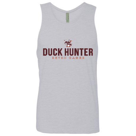 T-Shirts Heather Grey / Small Duck hunter Men's Premium Tank Top