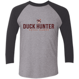 T-Shirts Premium Heather/ Vintage Black / X-Small Duck hunter Triblend 3/4 Sleeve