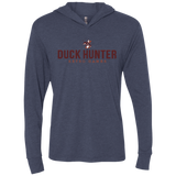 T-Shirts Vintage Navy / X-Small Duck hunter Triblend Long Sleeve Hoodie Tee