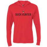 T-Shirts Vintage Red / X-Small Duck hunter Triblend Long Sleeve Hoodie Tee